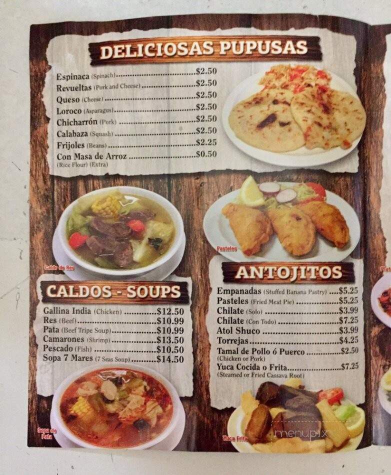 La Costa Del Sol - Maywood, CA menu_pic