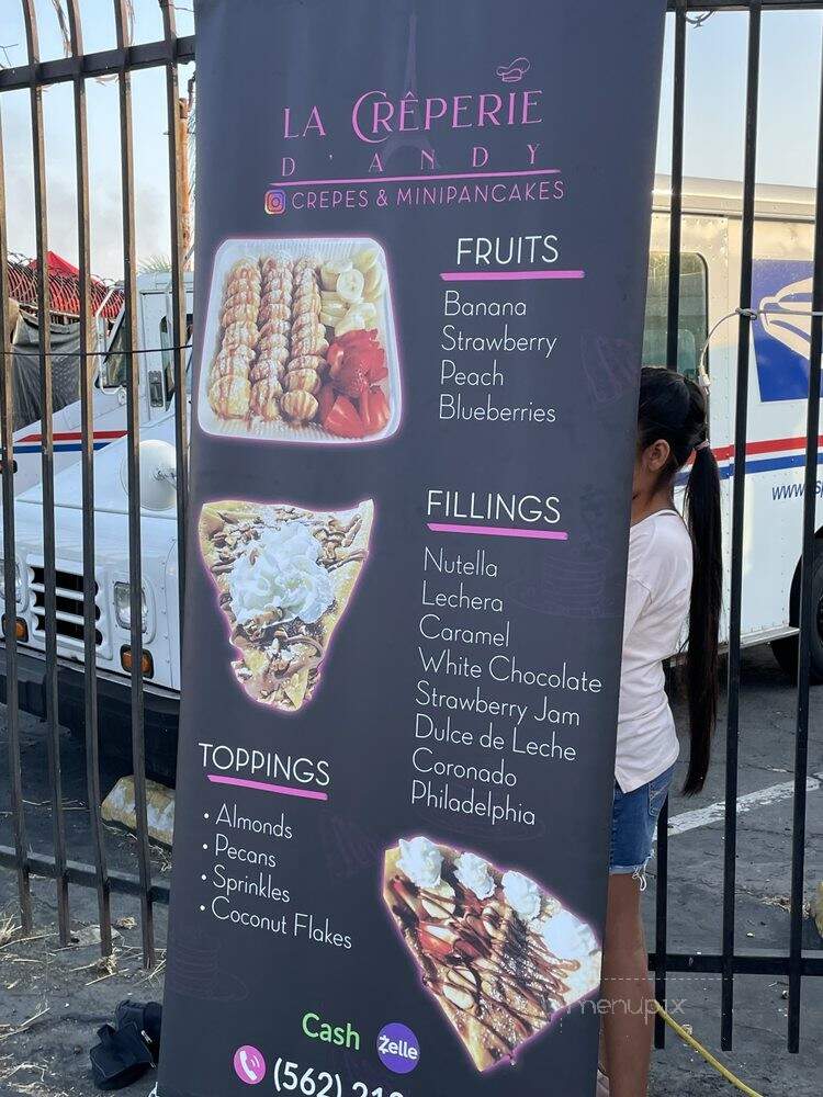 La Creperie D Andy - East Los Angeles, CA menu_pic