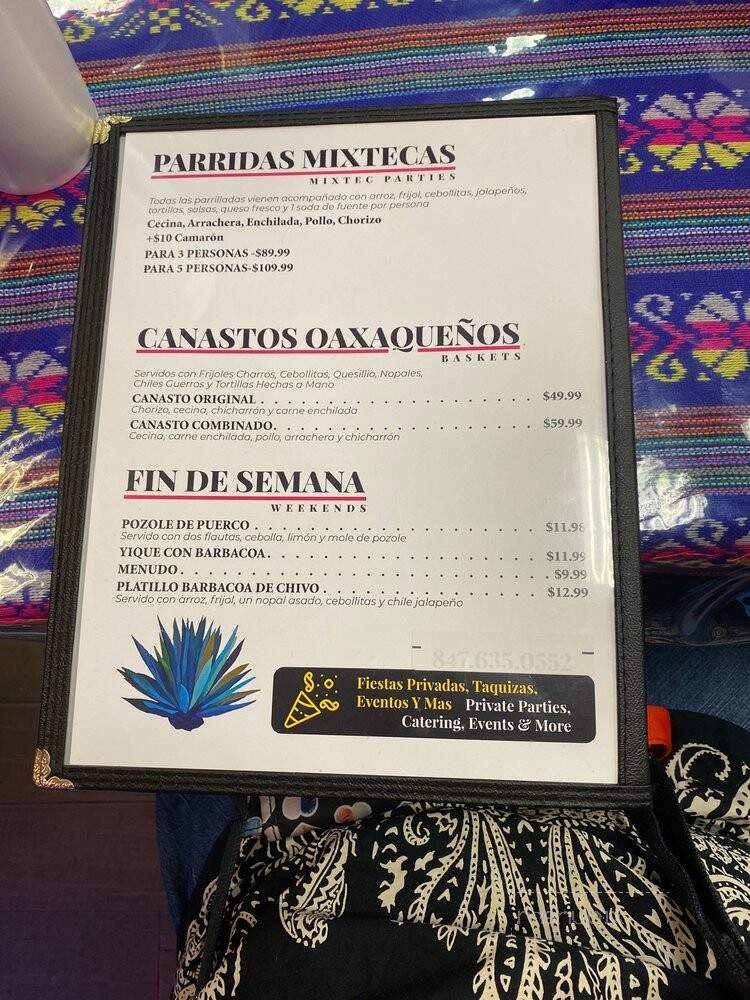 La Donita - Des Plaines, IL menu_pic
