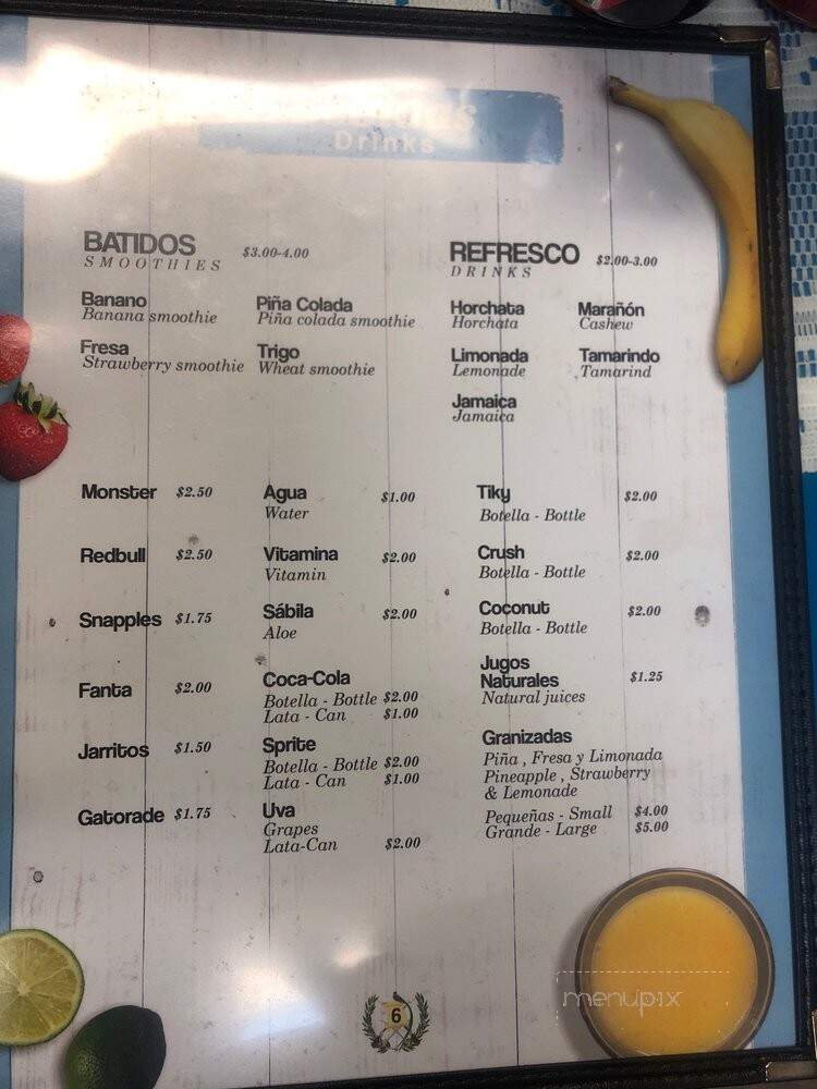 La Esquina Chapina - Palisades Park, NJ menu_pic