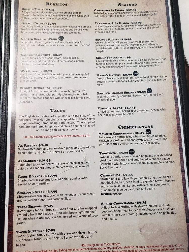 La Fiesta Grill - Trumann, AR menu_pic
