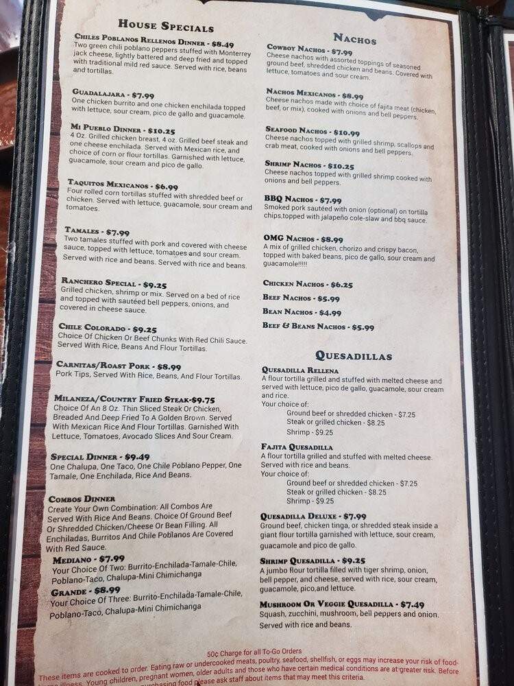 La Fiesta Grill - Trumann, AR menu_pic