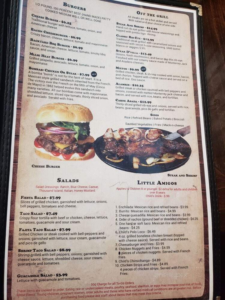 La Fiesta Grill - Trumann, AR menu_pic