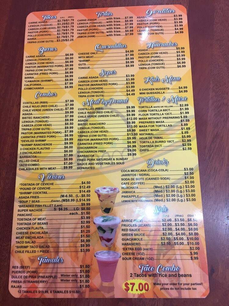 La Fiesta Restaurant - Buckeye, AZ menu_pic