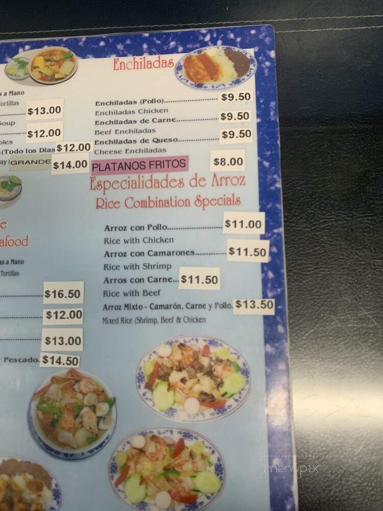 La Flor Blanca - Los Angeles, CA menu_pic