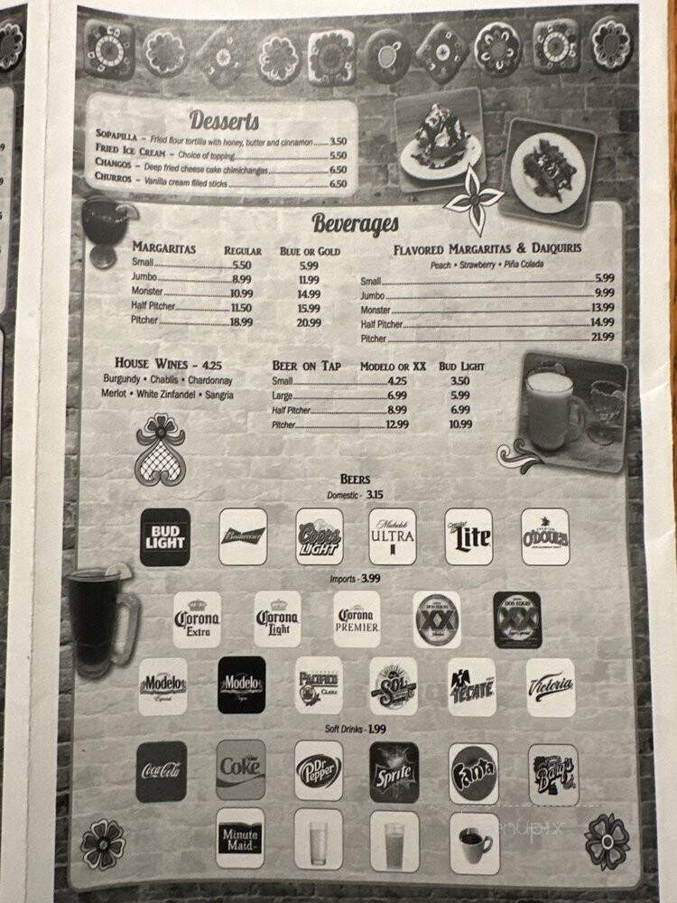 La Fragua Mexican Restaurant - Nevada, OH menu_pic