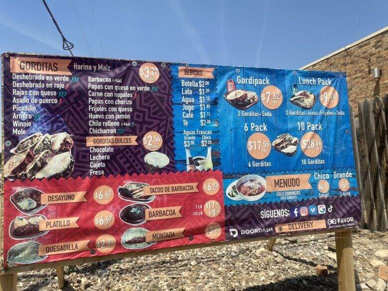 La Gordibuena Mesa - El Paso, TX menu_pic