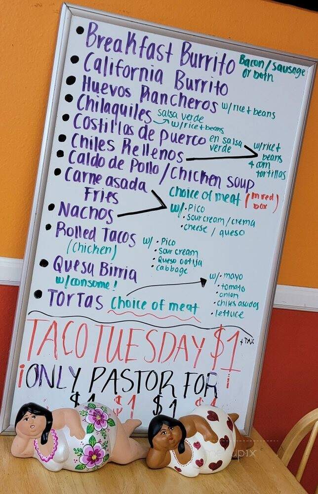 La Gordy's Taco Shop - Vista, CA menu_pic