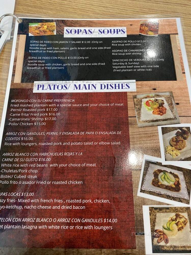 La India Taina - Sioux Falls, SD menu_pic