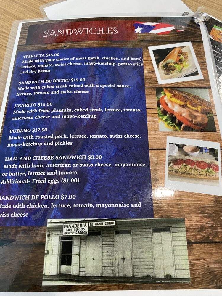 La India Taina - Sioux Falls, SD menu_pic
