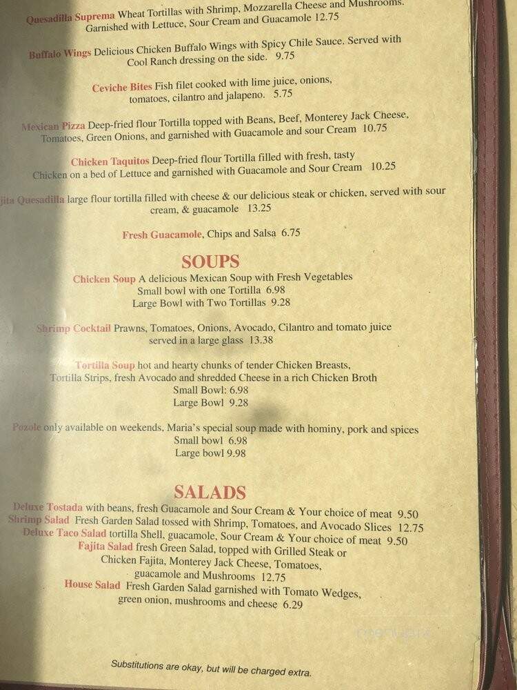 La Isla Family Mexican Restaurant - Port Townsend, WA menu_pic