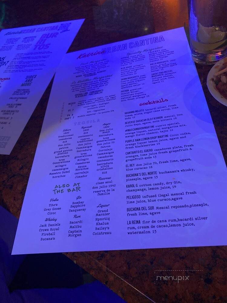 La katrina Urban Cantina - Palm Desert, CA menu_pic