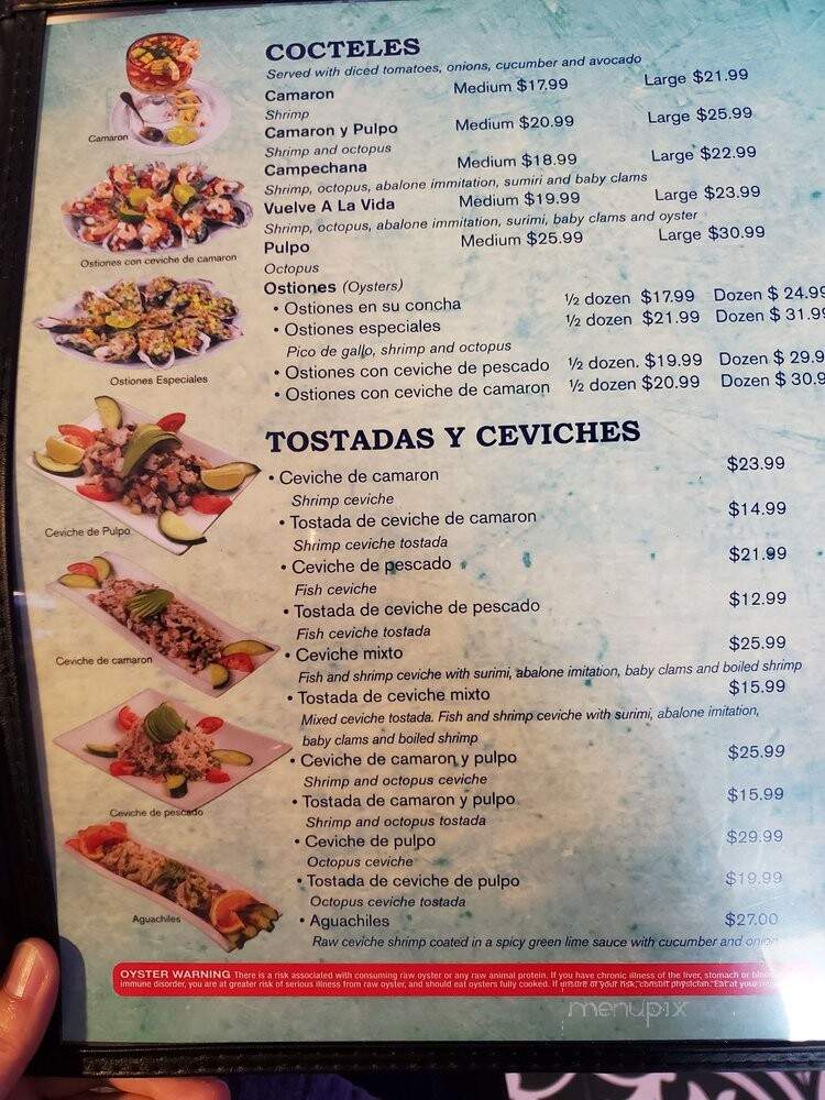 La Llorona Birria and Mariscos Restaurant - Lake Forest, CA menu_pic