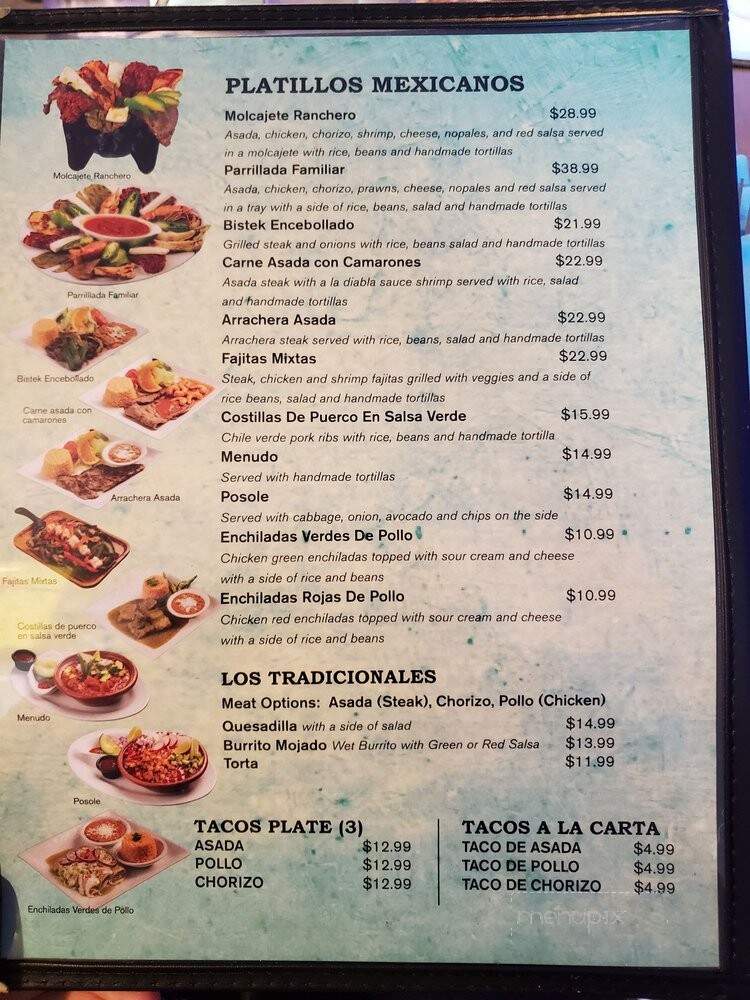 La Llorona Birria and Mariscos Restaurant - Lake Forest, CA menu_pic