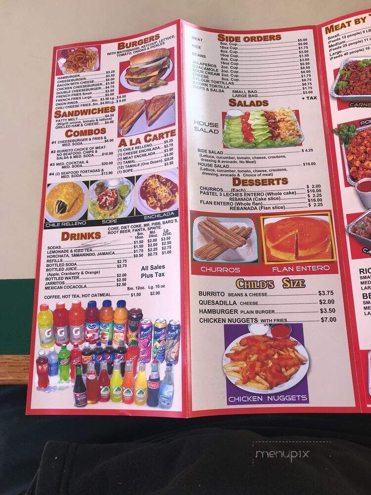 Lalo's Fast Food - Ventura, CA menu_pic