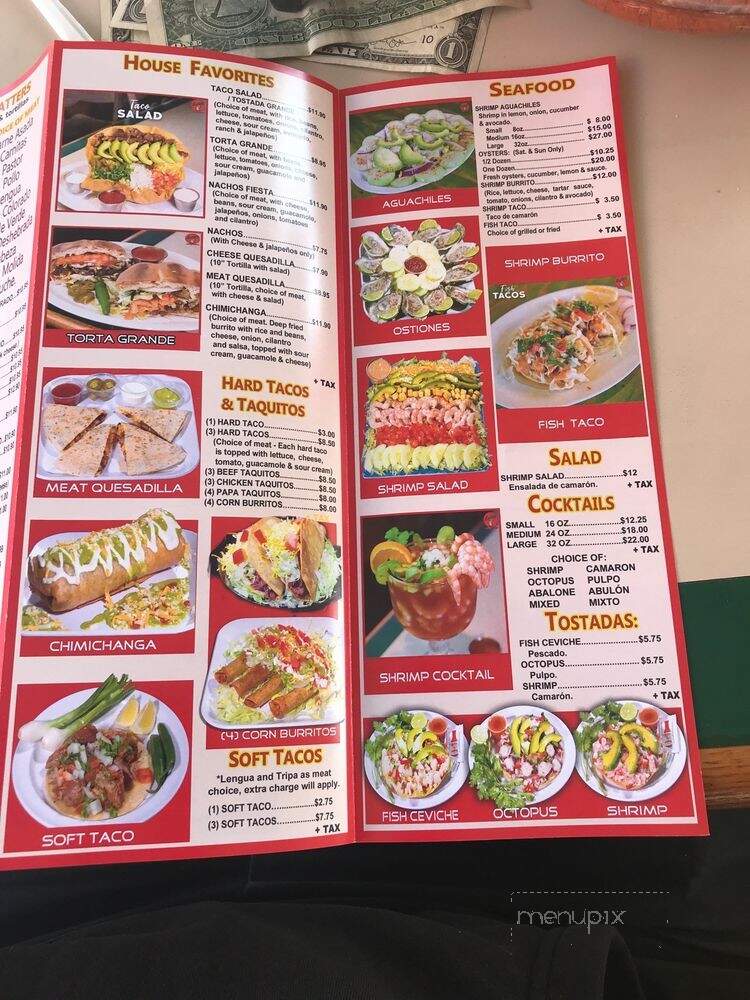 Lalo's Fast Food - Ventura, CA menu_pic