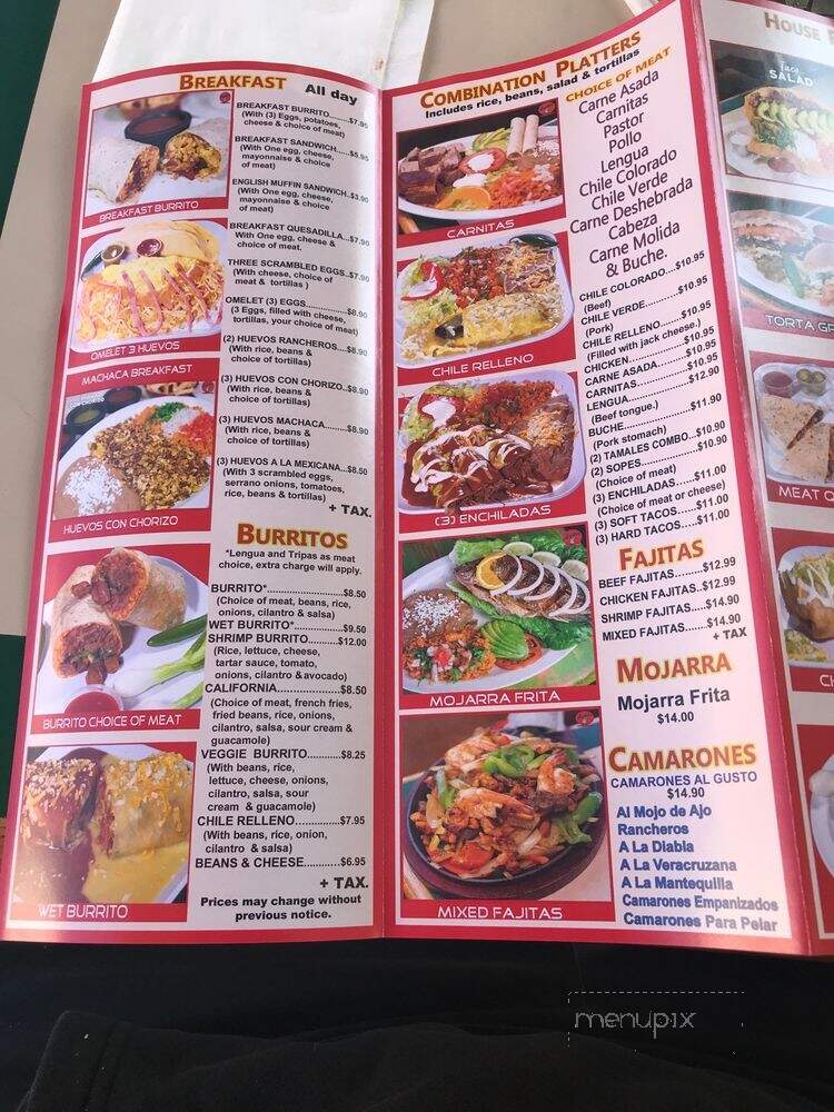 Lalo's Fast Food - Ventura, CA menu_pic