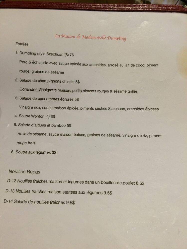 La maison dumpling - Montreal, QC