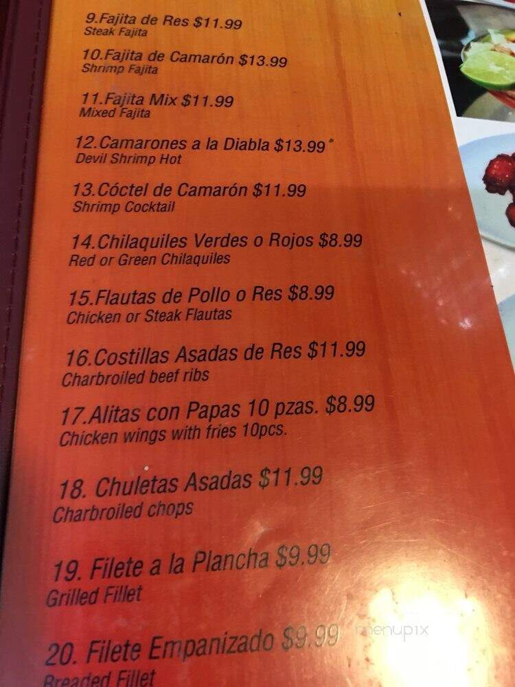 La Moreliana Restaurant - Conyers, GA menu_pic