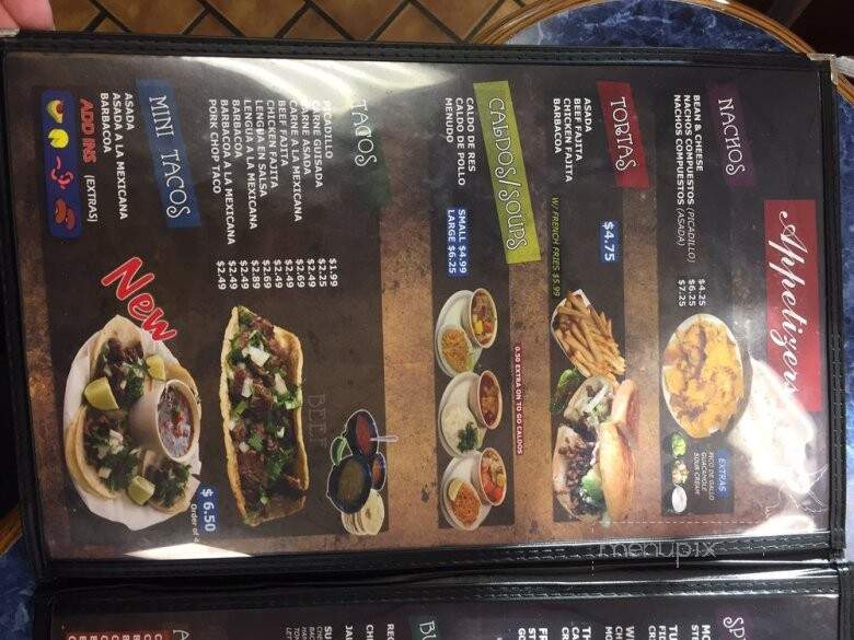 La Morenita #2 - San Antonio, TX menu_pic