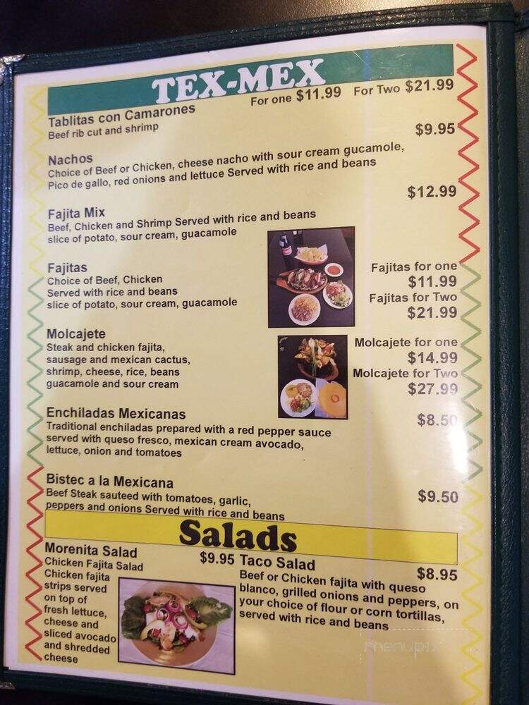 La Morenita - Princeton, TX menu_pic