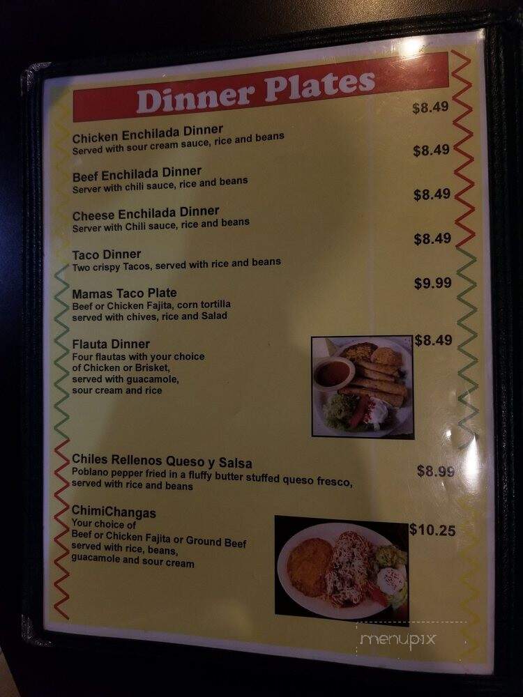 La Morenita - Princeton, TX menu_pic
