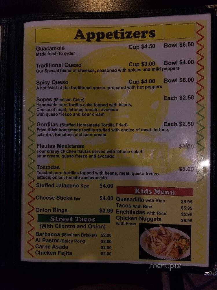 La Morenita - Princeton, TX menu_pic