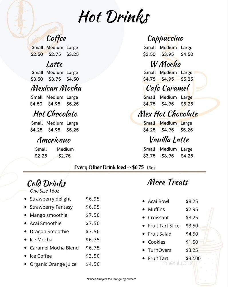 L&E Cafe and More - Gustine, CA menu_pic