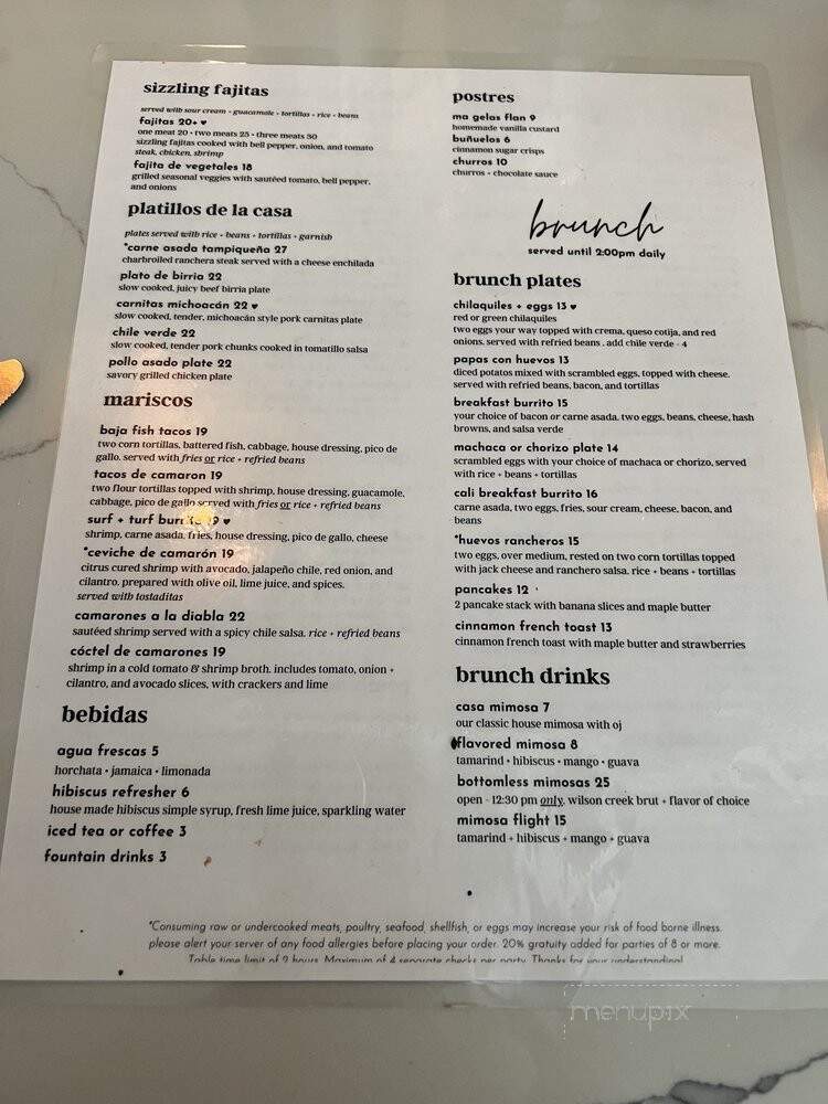 Landeros Mexican Grill + Cantina - Temecula, CA menu_pic