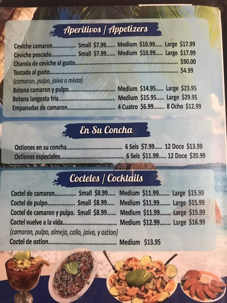 Langosta Nayarita - Chicago, IL menu_pic