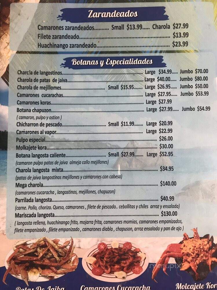 Langosta Nayarita - Chicago, IL menu_pic