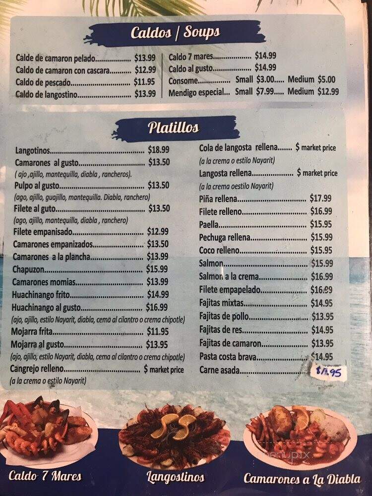 Langosta Nayarita - Chicago, IL menu_pic