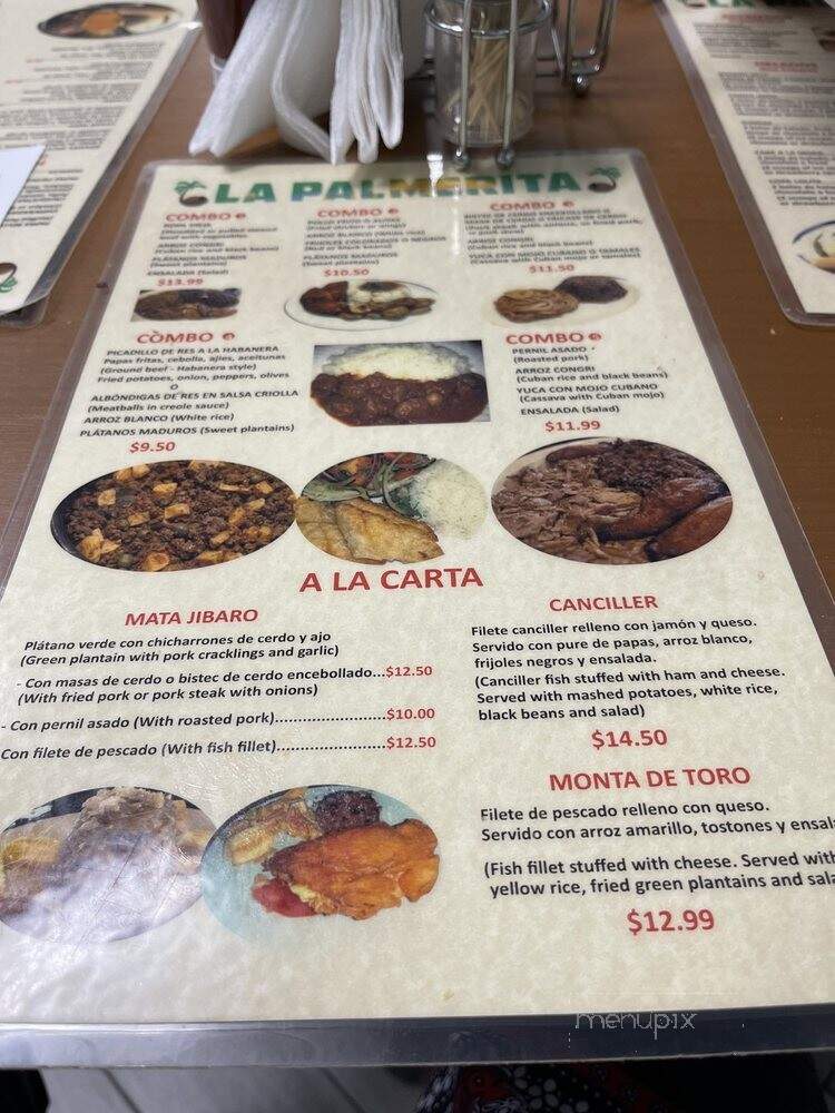 La Palmerita Cuban Cafeteria - Jacksonville, FL menu_pic