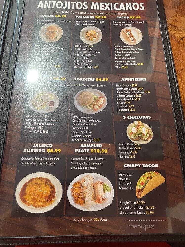 La Parrillada - San Antonio, TX menu_pic