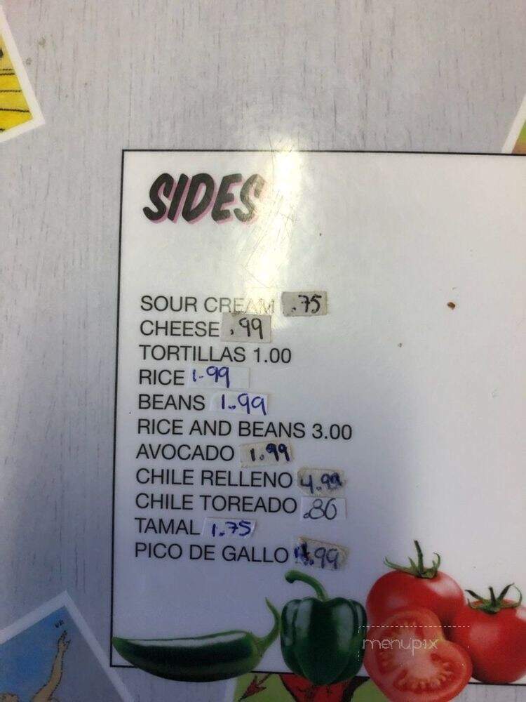 La Pasadida - Charlestown, IN menu_pic