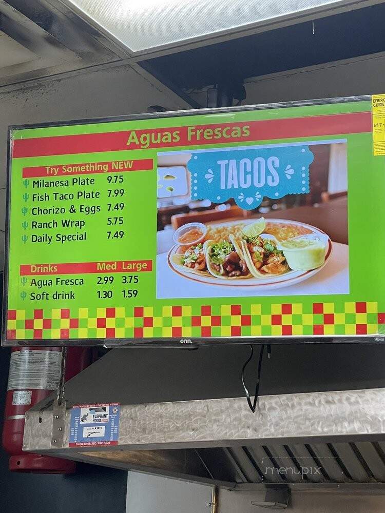 La Pasadita - Tremonton, UT menu_pic