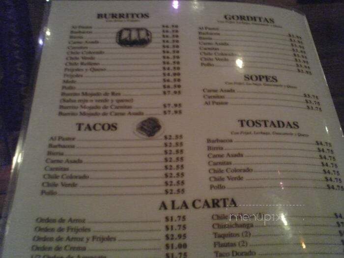 L A Perla Restaurant - Los Angeles, CA menu_pic
