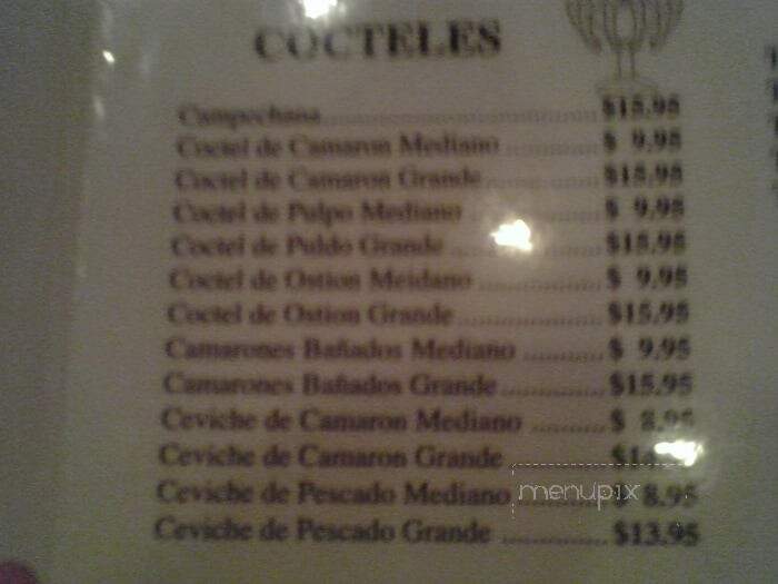 L A Perla Restaurant - Los Angeles, CA menu_pic