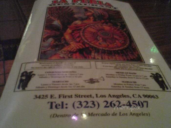 L A Perla Restaurant - Los Angeles, CA menu_pic