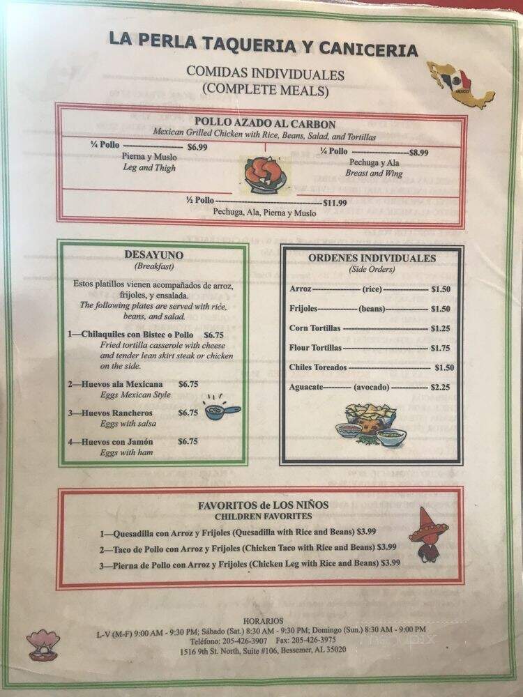 La Perla Taqueria Y Caniceria - Bessemer, AL