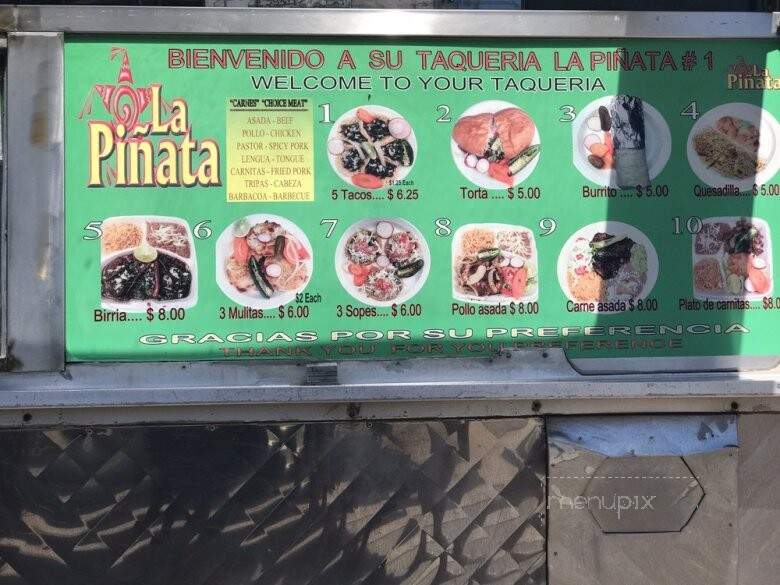 La Pinata - Oklahoma City, OK menu_pic