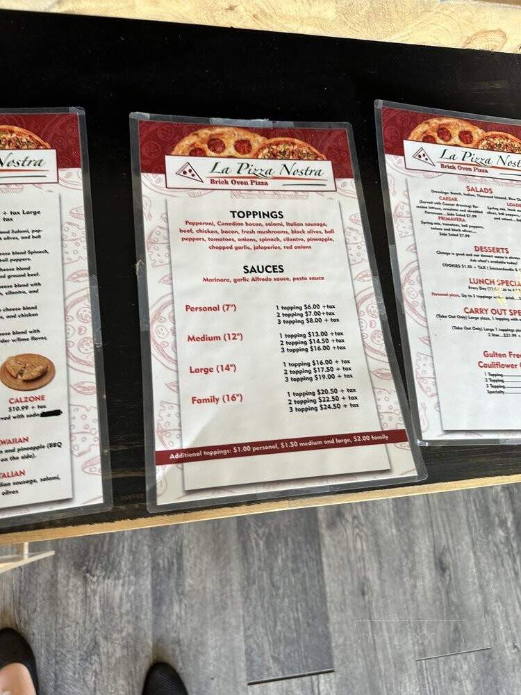 La Pizza Nostra - Clovis, CA