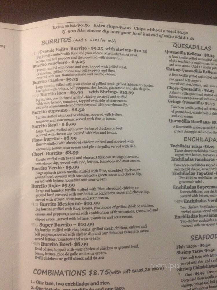 Las Palmas Mexican - Nashville, TN menu_pic