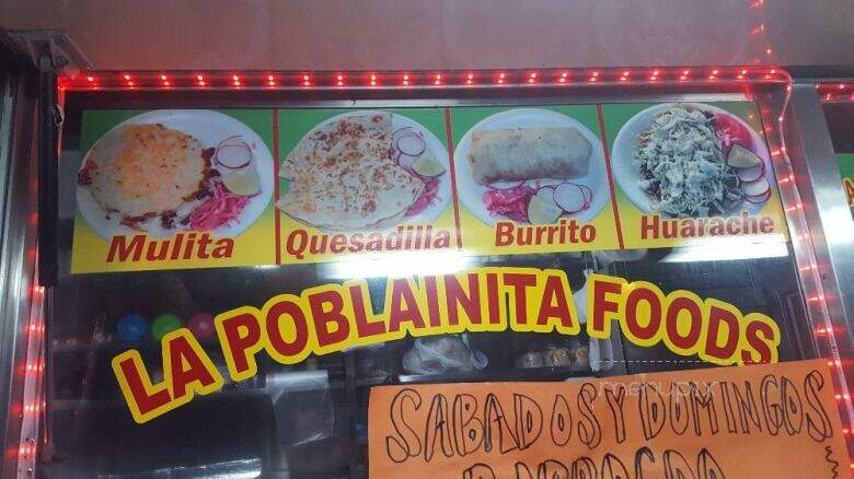 La Poblainita Foods - North Hollywood, CA menu_pic