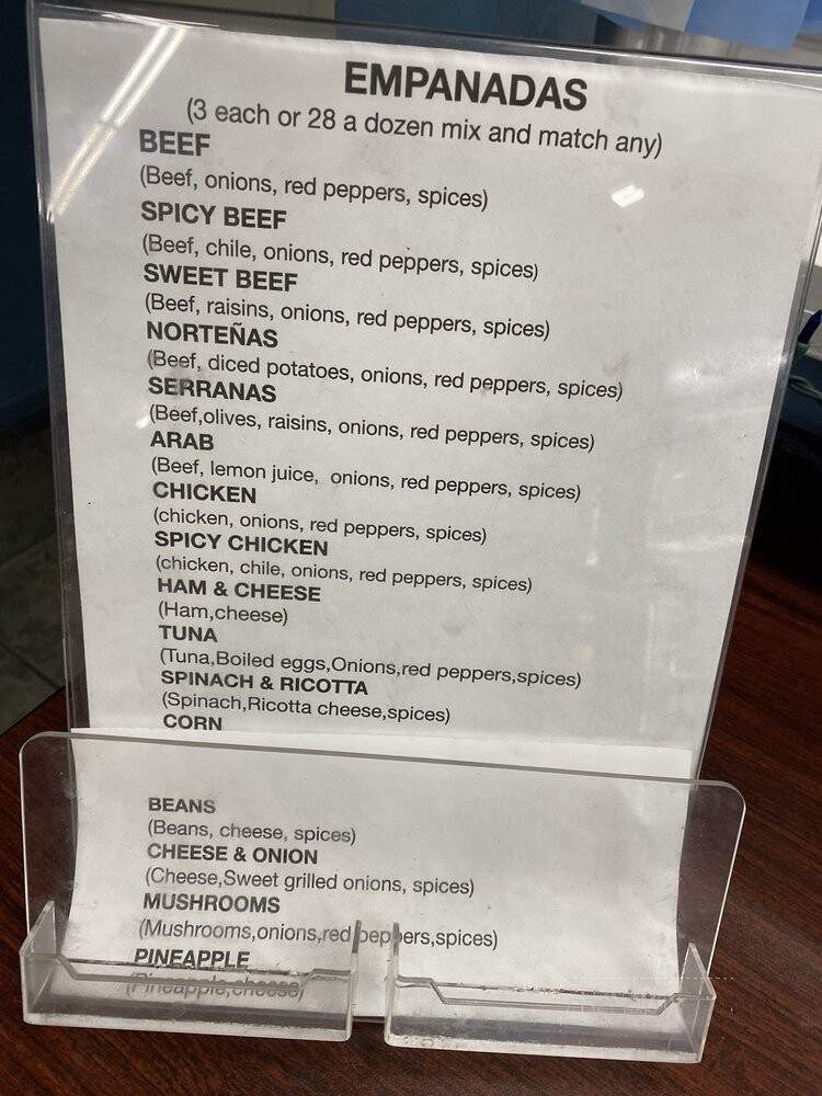 La Portena - Tustin, CA menu_pic