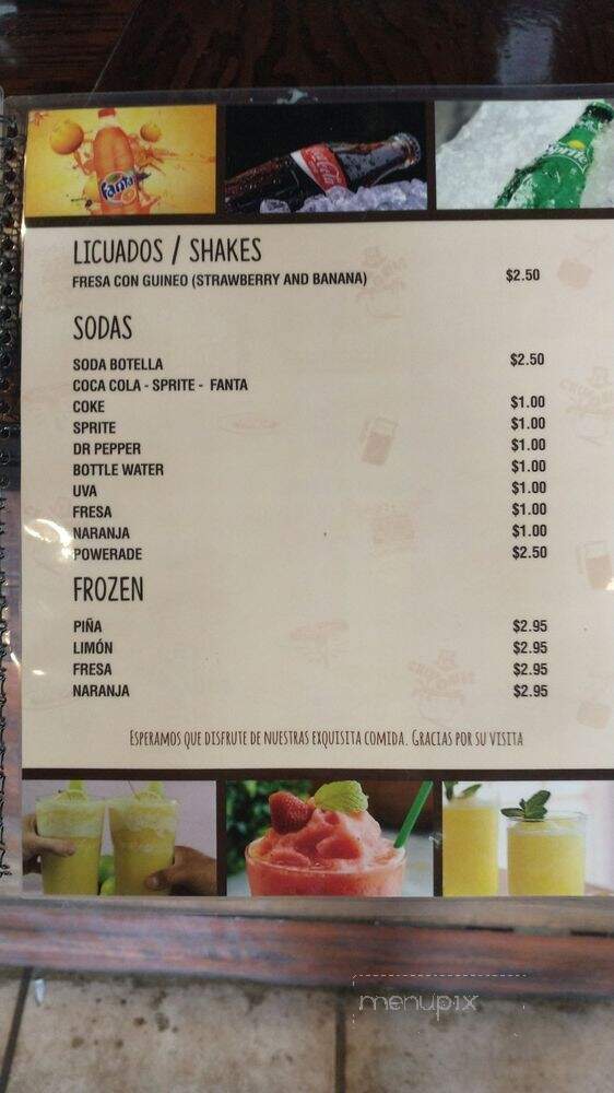 La Pupusa Loka - Houston, TX menu_pic