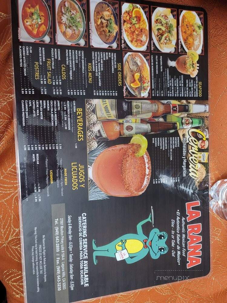 La Rana Mexican Restaurant - Aliso Viejo, CA