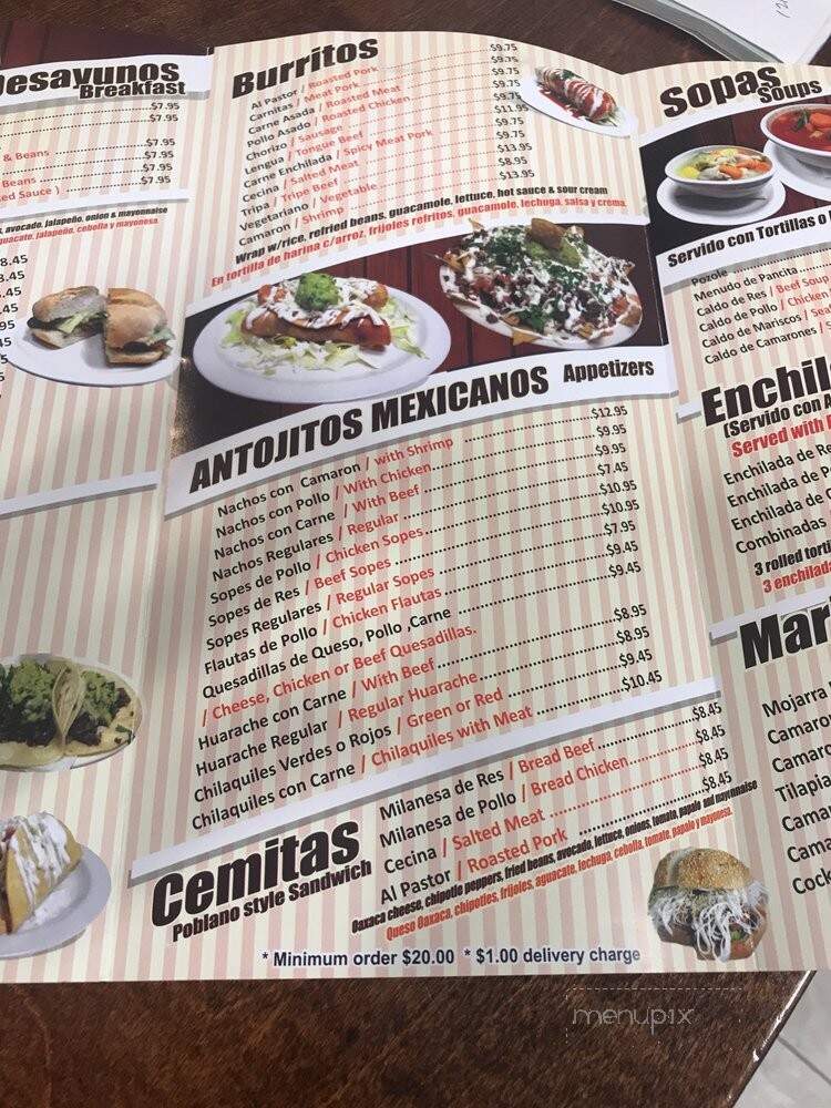 La Rancherita - Middletown, NY menu_pic