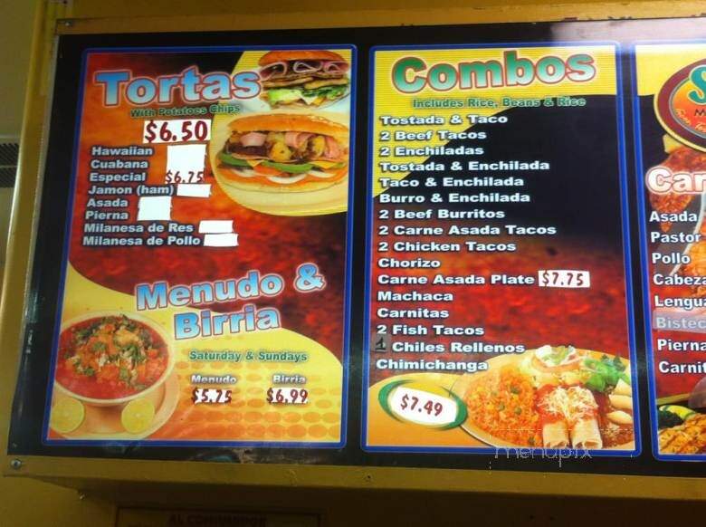 La Salsita - Phoenix, AZ menu_pic