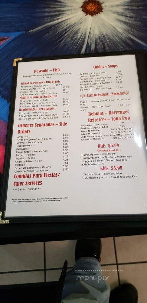 Las Casitas Restaurant - Chicago, IL menu_pic